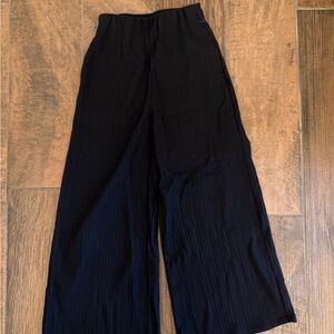 lululemon athletica Wide Leg Pants in Black